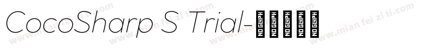 CocoSharp S Trial字体转换